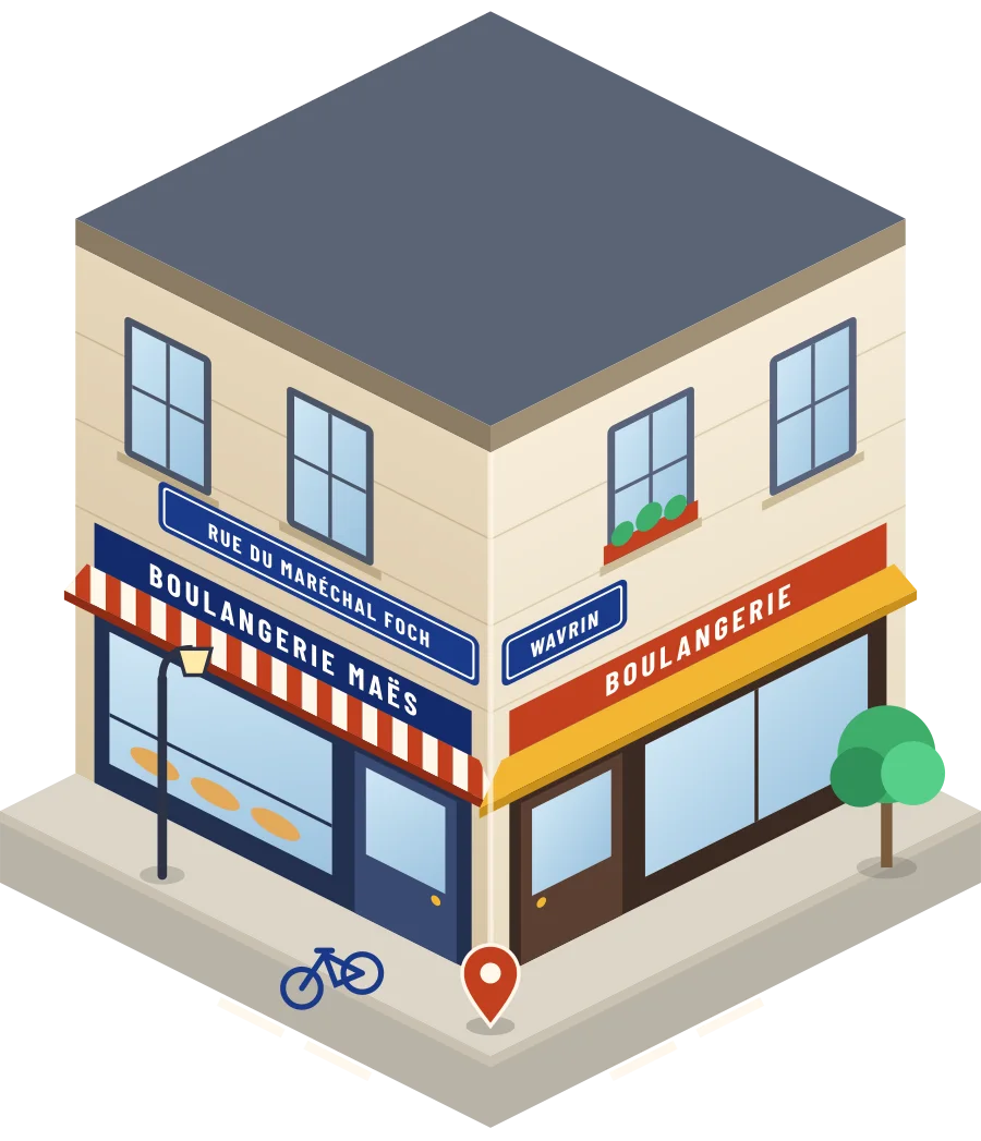 Boulangerie Maës, boulangerie rue du Maréchal Foch à Wavrin (illustration)